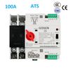 Cầu Dao ATS Chuyển 2 Nguồn Tự Động Nhanh Không Mất Điện 1 Pha 100A ATSN02