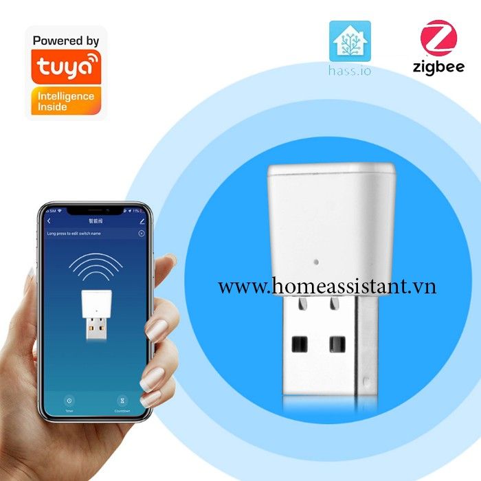 Router Khuếch Đại Kích Sóng Zigbee Tuya ZKD01 (Hỗ trợ Home Assistant) Zigbee2MQTT ZHA Hass
