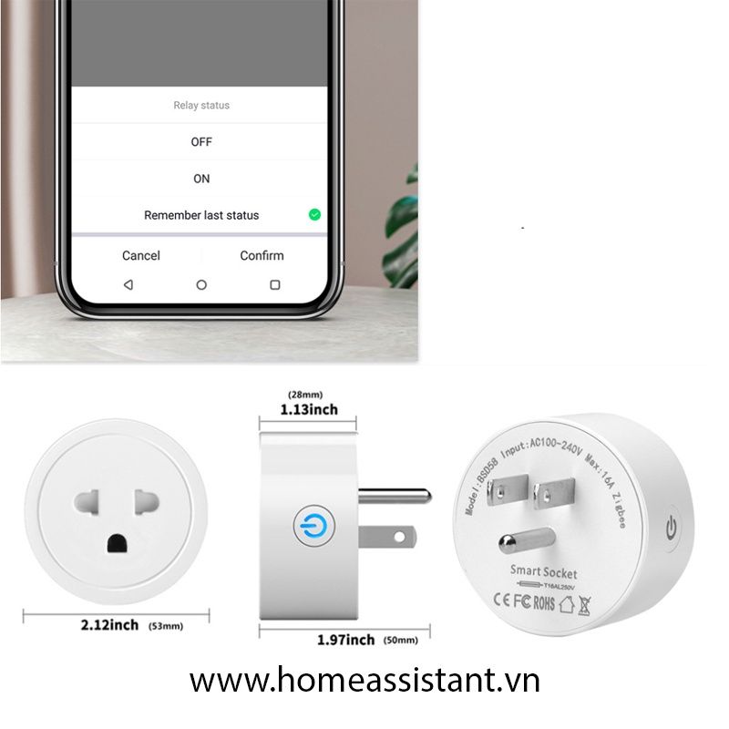Ổ Cắm Wifi Zigbee Tuya Đo Công Suất Tiêu Thụ 20A OC06 tìm hiểu thêm!