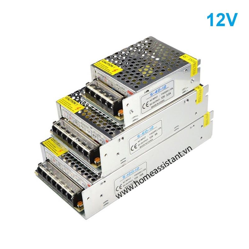 Bộ Đổi Nguồn Tổ Ong 12V DC S-120-12 Cho Đèn Led Đồ Điện Tử