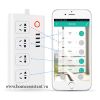 Ổ Cắm Nối Dài 4 Cổng Wifi Tuya Bật Tắt Từ Xa 10A OC01 (Smart Life)