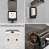 Hộp Chống Nước IP66 Cho Công Tắc Ổ Cắm Hình Vuông PG8-EU