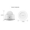 Cảm Biến Chuyển Động Hồng Ngoại Zigbee Tuya ZER02 (Hỗ trợ HomeAssistant) Zigbee2MQTT ZHA Hass