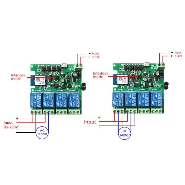 Bo Mạch Công Tắc 4 Cổng Cửa Cuốn 5V - 32V Wifi Zigbee Và RF Tuya ZJY04 (Hỗ trợ Home Assistant) tìm hiểu thêm!