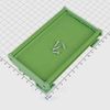 Tấm gá mạch điện tử PCB PLC cài thanh Din Rain 72mm