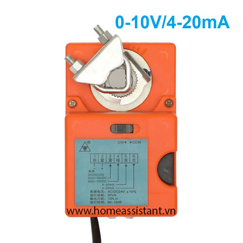 Bộ điều khiển van nước van gió tuyến tính Analog 0-10V/4-20mA VN03
