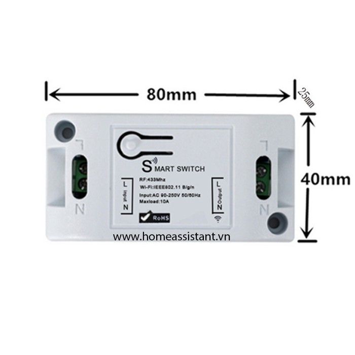 Công Tắc Điều Khiển Từ Xa Wifi Và RF Tuya 10A SW01 tìm hiểu thêm!
