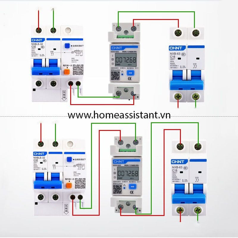 Công tơ điện tử RS485 Modbus CHINT đồng hồ đo điện 1 pha DDSU666 tìm hiểu thêm!