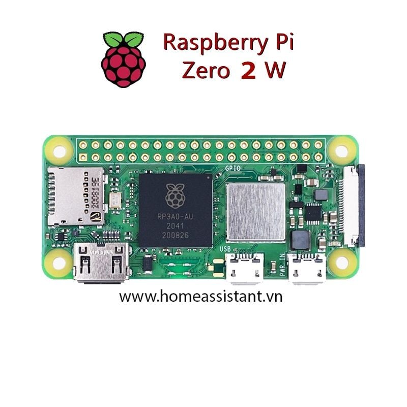 Bo Mạch Máy Tính Nhúng Raspberry Pi Zero 2 Wifi Bluetooth (Hỗ trợ Home Assistant) Hass