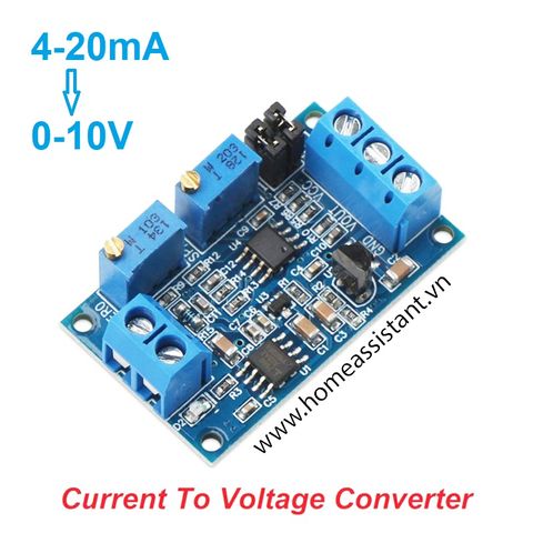  Bo mạch chuyển đổi tín hiệu 4-20mA to 0-10V Tương Tự Analog AA05 