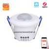 Cảm biến chuyển động hồng ngoại âm trần Zigbee Tuya 220V ZER03