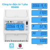 Công Tơ 1 Pha 6 Thông Số 100A Modbus RS485 DDS6619 (Hỗ trợ HomeAssistant) Hass PLC