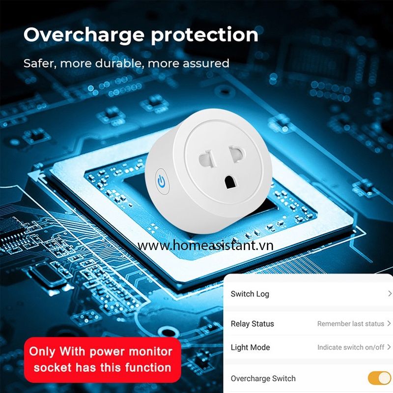 Ổ Cắm Wifi Zigbee Tuya Đo Công Suất Tiêu Thụ 20A OC06 tìm hiểu thêm!