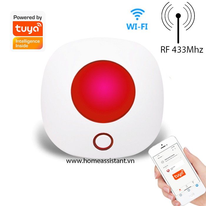 Loa Báo Động Chống Trộm Không Dây Wifi Tuya LB02 (Smart Life)