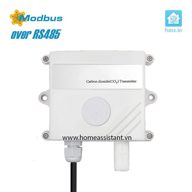 Cảm Biến Đo Khí CO2 Nhiệt Độ Độ Ẩm RS485 Modbus CDO01 (Hỗ trợ HomeAssistant) Hass