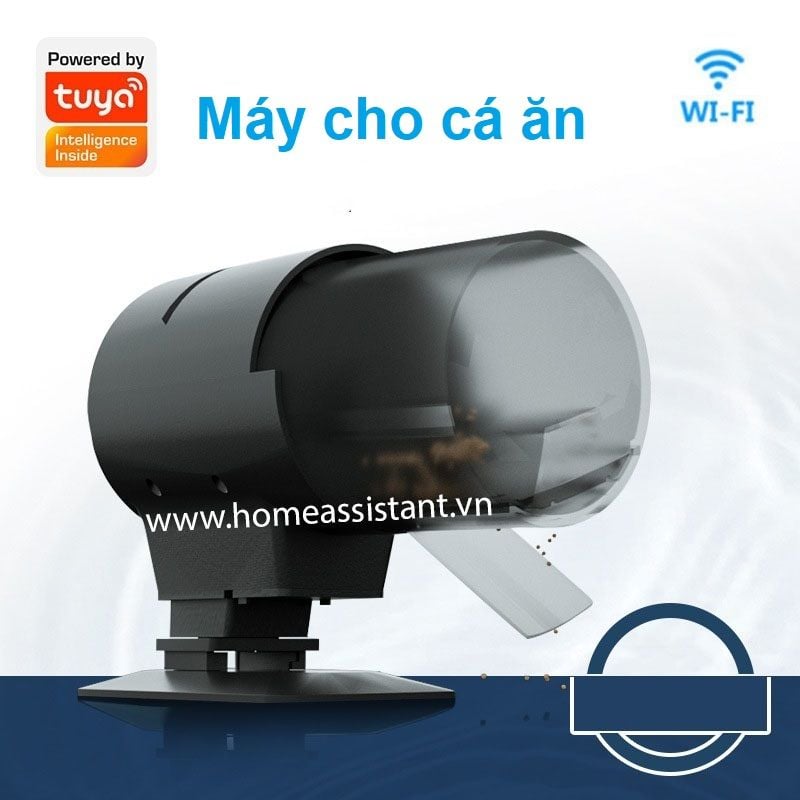 Máy cho Cá Ăn Tự Động WiFi Tuya MCA02