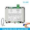 Công Tắc Điều Khiển Qua Sim Điện Thoại Kiêm Đo Nhiệt Độ 1 Cổng KL1-GSM (Nhắn tin, gọi điện)