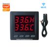 Công Tắc Nhiệt Độ Độ Ẩm 2 Relay Cho Nhà Yến Vườn Lan Wifi Tuya WHT01 (Smart Life)
