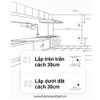 Cảm Biến Báo Động Khí Độc CO Nhà Bếp Phát Sóng RF 433Mhz CO01 (Carbon monoxide)