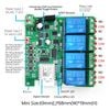 Bo Mạch Công Tắc 4 Cổng Cửa Cuốn 5V - 32V Wifi Zigbee Và RF Tuya ZJY04