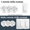 Bộ Công Tắc Điều Khiển Từ Xa RF Wifi Zigbee Tuya Nút Bấm Không Dùng Pin KP01 (Hỗ trợ Home Assistant)