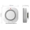 Cảm biến khói báo cháy Wifi Zigbee Tuya WPS02