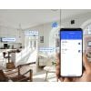 Công Tắc Wifi Và RF Tuya 4 Cổng Cài Tủ Điện 220V JY04