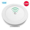 Đèn Led Ốp Trần Cảm Biến Hồng Ngoại PIR 18W DT18