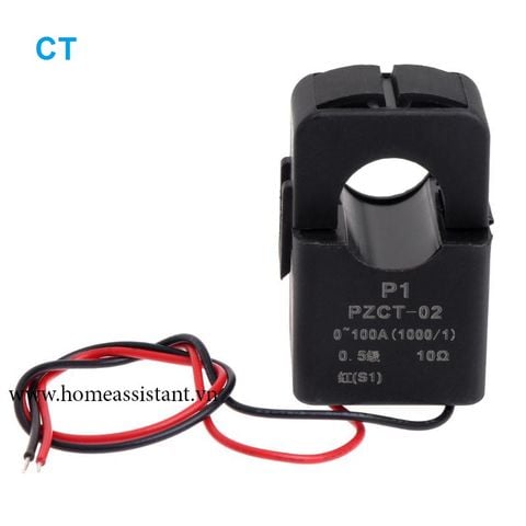  Biến Dòng CT Cảm Biến Đo Dòng Điện Dạng Kẹp Cho Công Tơ PZCT-02 (PZEM) 