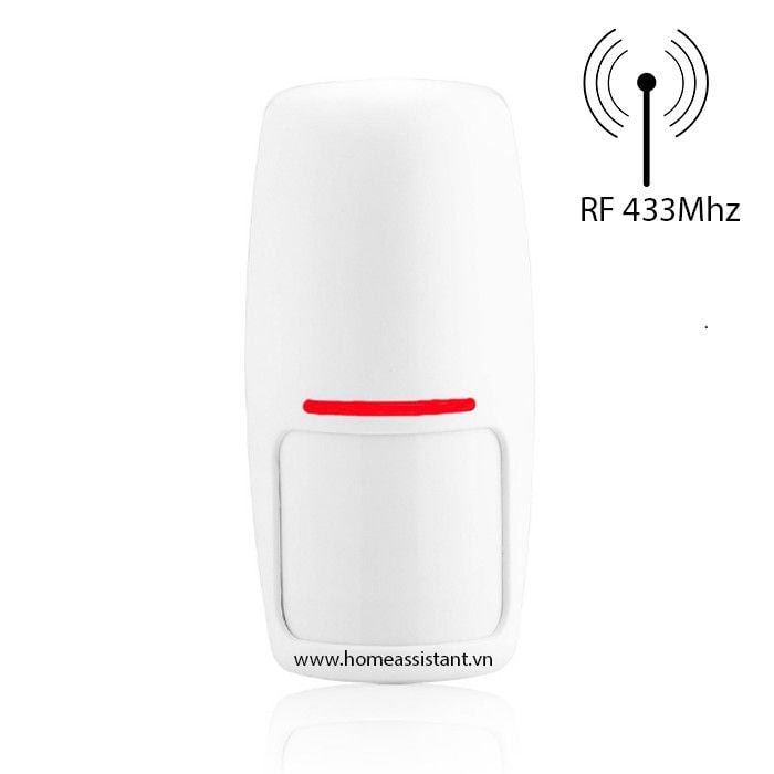 Cảm Biến Phát Hiện Chuyển Động Hồng Ngoại Phát Sóng RF 433Mhz PI01