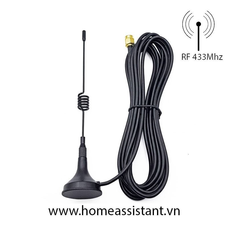 Anten sóng RF LORA 433Mhz SMA 6dBi ARF06