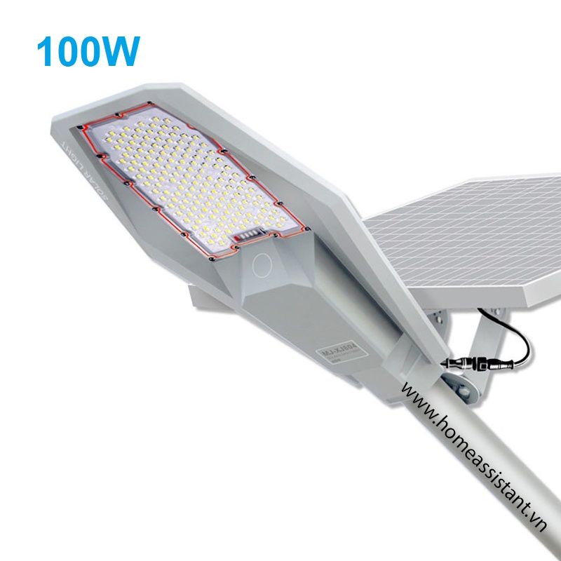 Đèn Năng Lượng Mặt Trời 100W Lắp Cột Điện SL01