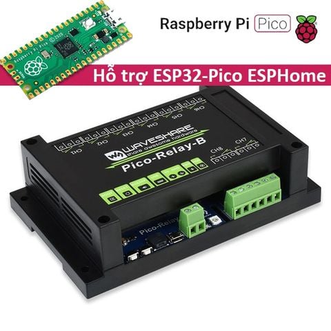 Bo mạch công tắc 8 cổng cho Raspberry Pi Pico-Relay-B tìm hiểu thêm!
