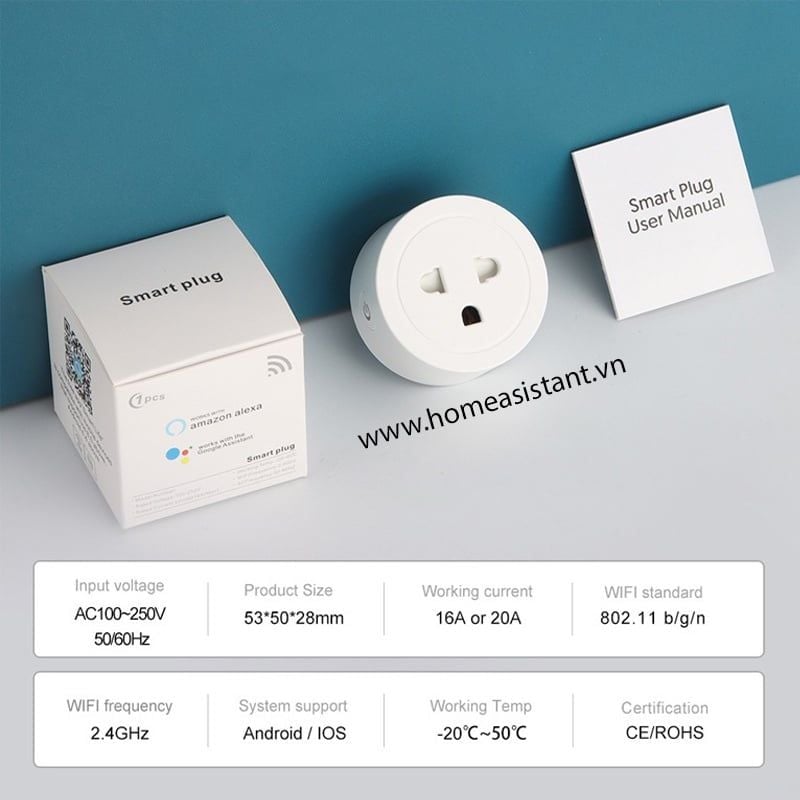 Ổ Cắm Wifi Zigbee Tuya Đo Công Suất Tiêu Thụ 20A OC06 tìm hiểu thêm!