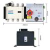 Cầu Dao ATS Chuyển 2 Nguồn Điện Tự Động 3 Pha 63A ATS02-63