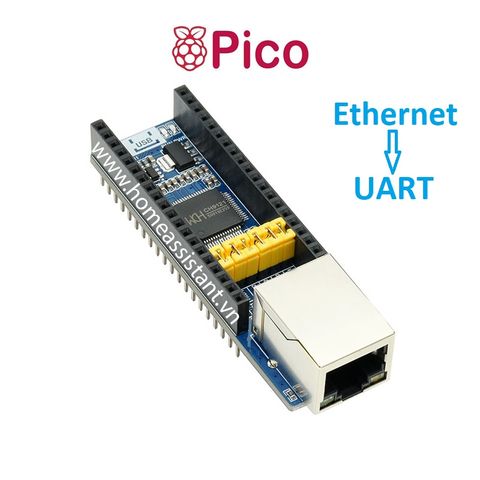 Bo Mạch Ethernet LAN to TTL UART Cho Raspberry Pi Pico-ETH-CH9121 (Hỗ trợ Home Assistant) tìm hiểu thêm!