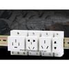 Ổ Cắm 2 Lỗ Lắp Thanh Din Rail Tủ Điện Cài Át AC3