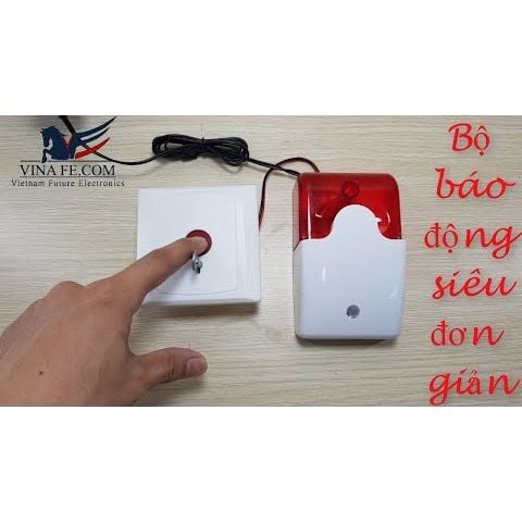 Nút Nhấn Báo Động Khẩn Cấp SOS Nối Dây Hình Vuông OS02 tìm hiểu thêm!