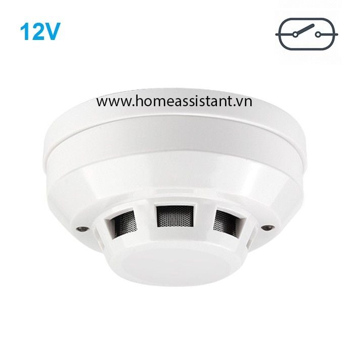 Đầu Báo Khói Cảm Biến Quang Điện Nối Dây 12V DC PS03