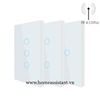 Công Tắc Cảm Ứng Phát Sóng RF 433Mhz Nút Bấm Điều Khiển Từ Xa Dán Tường Chữ Nhật RFX02 (Remote)