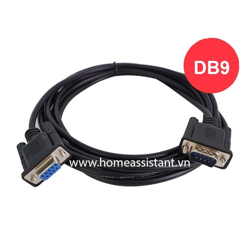 Dây Cáp Nối 2 Đầu DB9 RS232 PLC HMI DTU WDB9