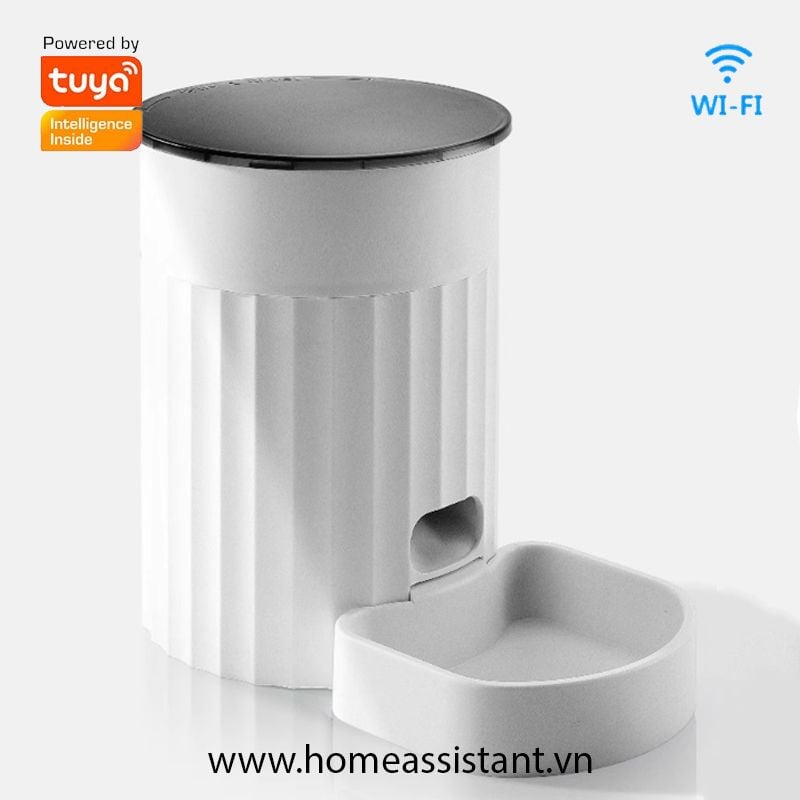 Máy cho chó mèo ăn tự động Wifi Tuya MCA01
