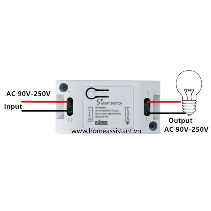 Công Tắc Điều Khiển Từ Xa Wifi Và RF Tuya 10A SW01 tìm hiểu thêm!
