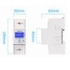 Công Tơ Điện Tử Đồng Hồ Đo Công Suất 1 Pha 6 Thông Số 80A SinoTimer DS15M