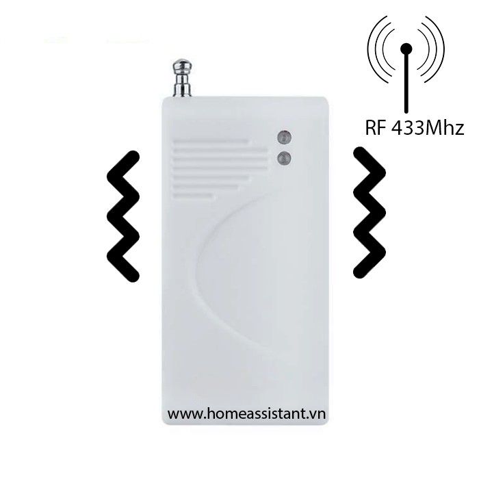 Cảm Biếng Báo Động Rung Động Vỡ Kính Phát Sóng RF 433Mhz VB01