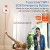Nút Bấm Wifi Tuya Báo Động Khẩn Cấp SOS Người Già Bệnh Viện Ngân Hàng WOS02 (Smart Life)