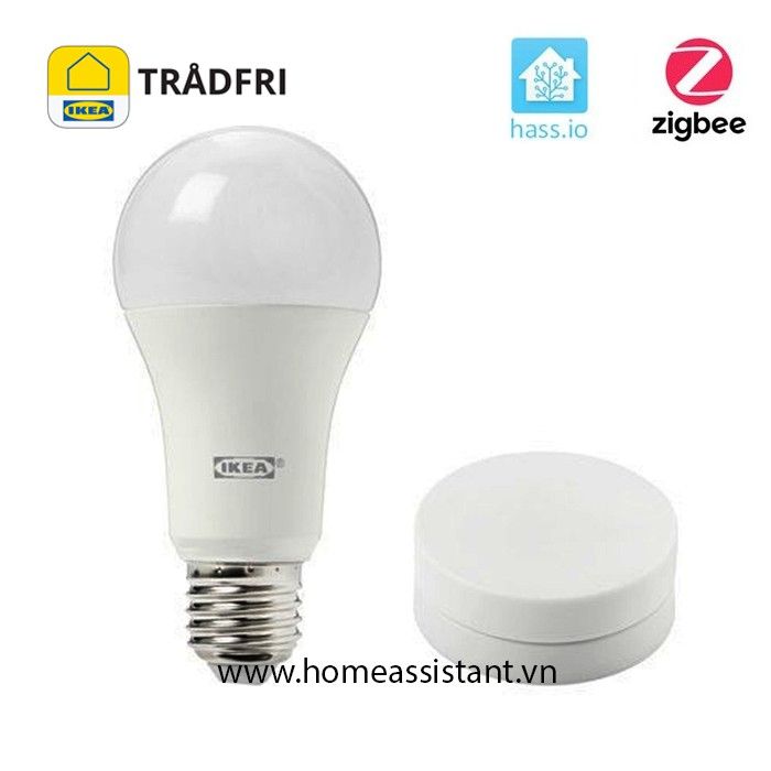 Bộ Bóng Đèn Dimmer Zigbee 5W IKEA Tradfri TL01 (Hỗ trợ HomeAssistant) Zigbee2MQTT Hass
