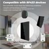 Công Tắc Cảm Ứng Phát Sóng RF 433Mhz Nút Bấm Điều Khiển Từ Xa Dán Tường Chữ Nhật RFX02 (Remote)
