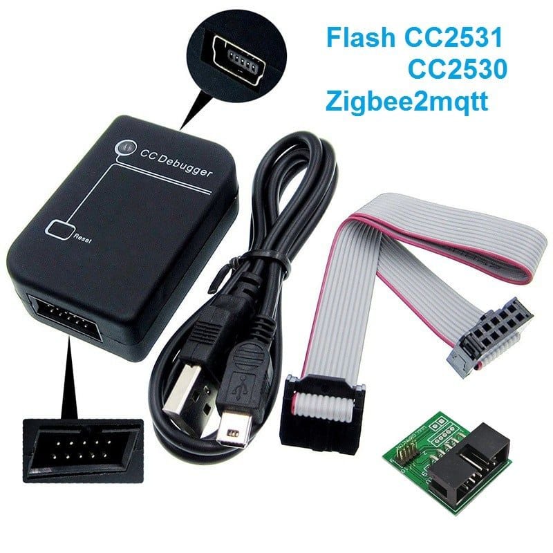 Bộ Nạp CC Debugger Flash Firmware Zigbee2MQTT Cho Mạch Zigbee CC2531 CC2530
