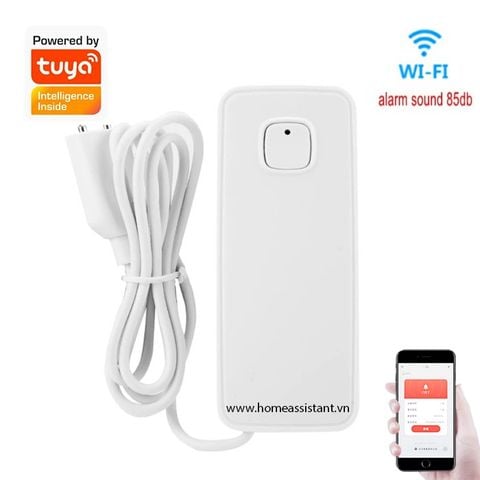  Cảm Biến Báo Động Rò Rỉ Tràn Ngập Nước Wifi Tuya WL02 (Smart Life) 